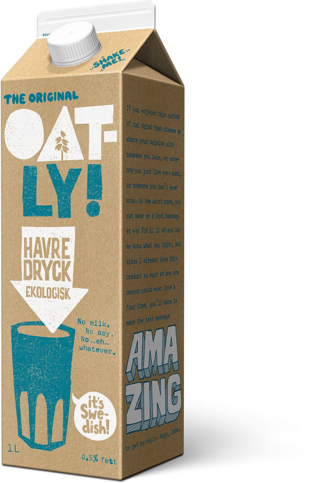Oatly Organic Oat Drink 1L Bitterne Box Co