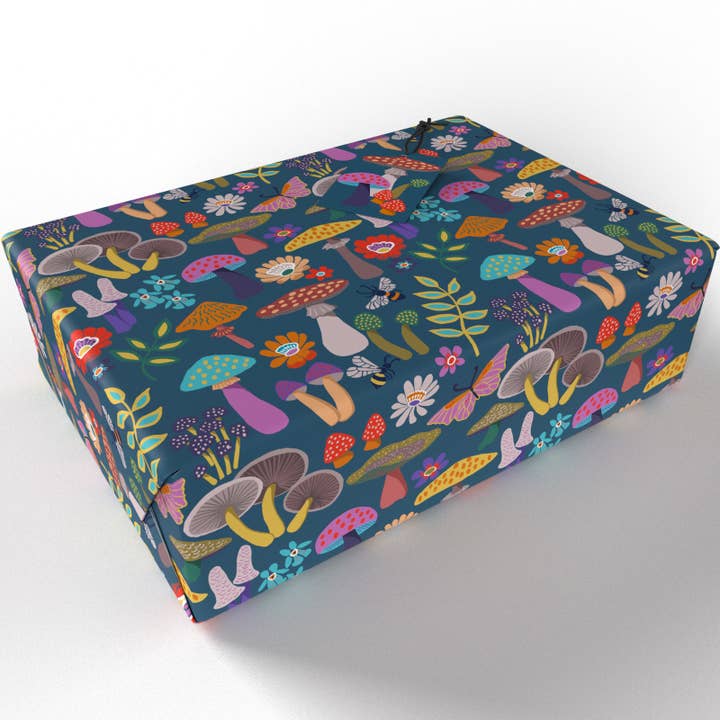 Magical Mushrooms Eco Wrapping Paper